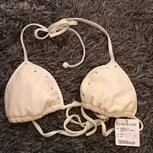bebe Other - BEBE off white bikini top
